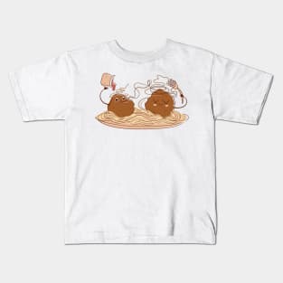 Cute Spaghetti Kids T-Shirt